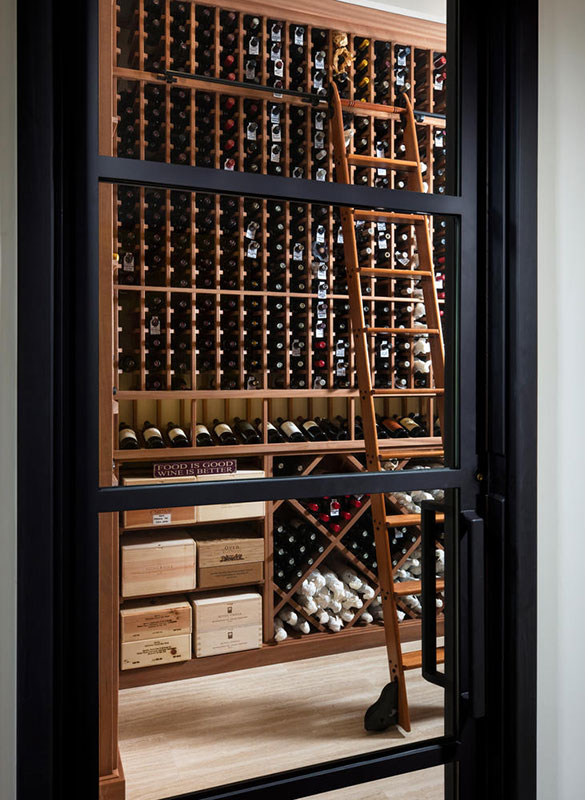 Classic Contemporary Wine Wall