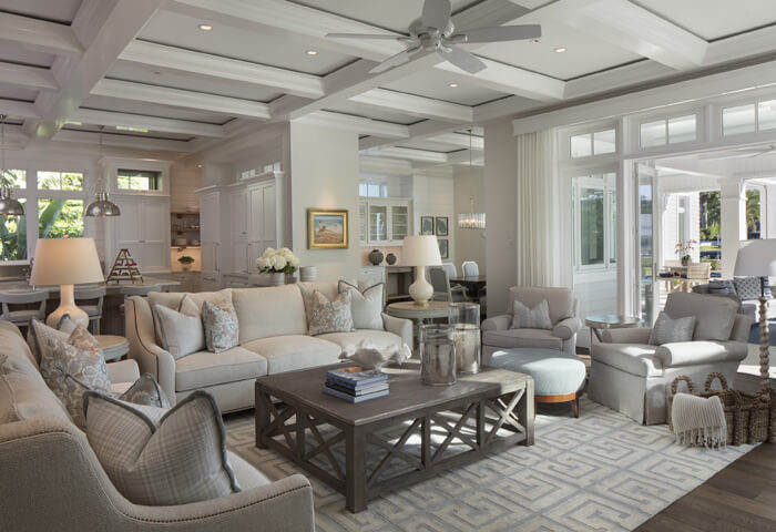 Port Royal Naples Coastal Traditional Interior Design Gallery