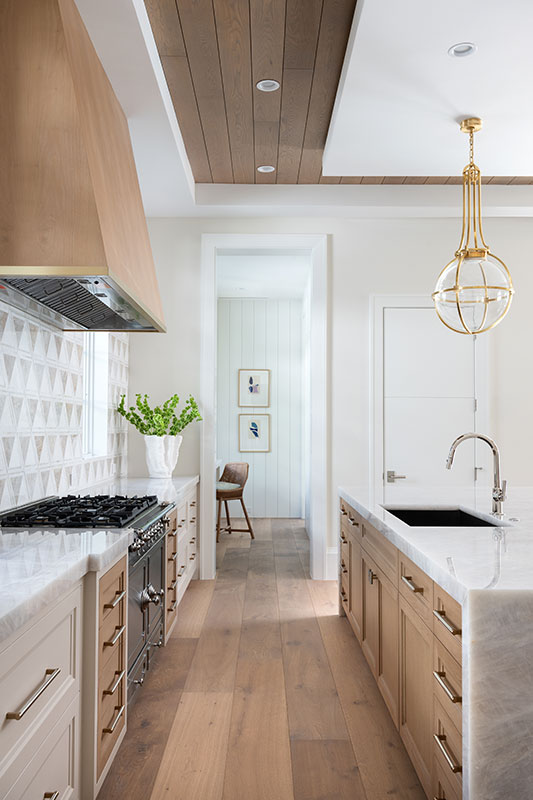 Kitchen - Aqualane Shores Coastal Contemporary Interior Design