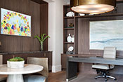 Office - Aqualane Shores Coastal Contemporary Interior Design