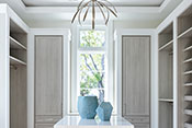 Master Closet - Aqualane Shores Coastal Contemporary Interior Design