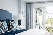 Guest Bedroom - Aqualane Shores Coastal Contemporary Interior Design