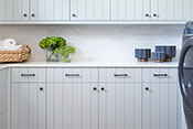 Laundry Room - Aqualane Shores Coastal Contemporary Interior Design