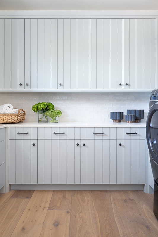 Laundry Room - Aqualane Shores Coastal Contemporary Interior Design
