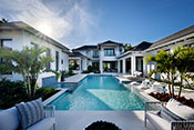 Exterior Pool - Aqualane Shores Coastal Contemporary Interior Design