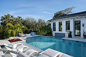 Exterior Pool - Aqualane Shores Coastal Contemporary Interior Design