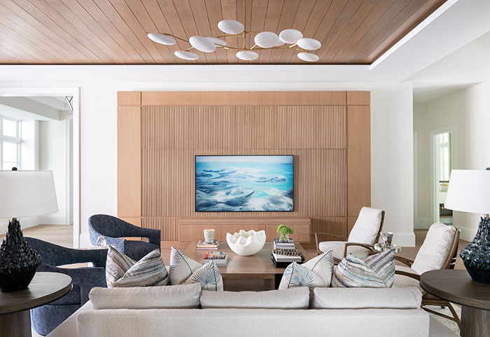 Aqualane Shores Coastal Contemporary Interior Design Gallery
