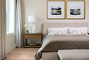 High End Contemporary Guest Bedroom Naples Interior Design by Ficarra Design Associates