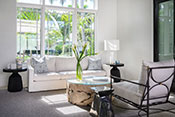 High End Contemporary Sitting Room Naples Interior Design by Ficarra Design Associates