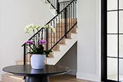 High End Contemporary Foyer Naples Interior Design by Ficarra Design Associates