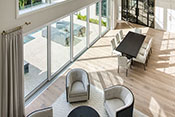 High End Contemporary Great Room Naples Interior Design by Ficarra Design Associates