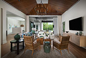 Coquina Sands Tropical Retreat living room
