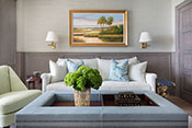 Family Room - Old Naples Fresh Traditional Interior Design