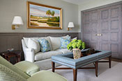 Family Room - Old Naples Fresh Traditional Interior Design