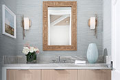 Guest Bath - Olde Naples Coastal Transitional Interior Design