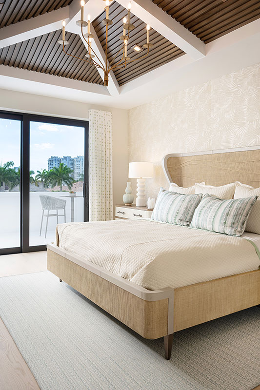 Guest Bedroom - Olde Naples Coastal Transitional Interior Design