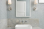 Guest Bath - Olde Naples Coastal Transitional Interior Design