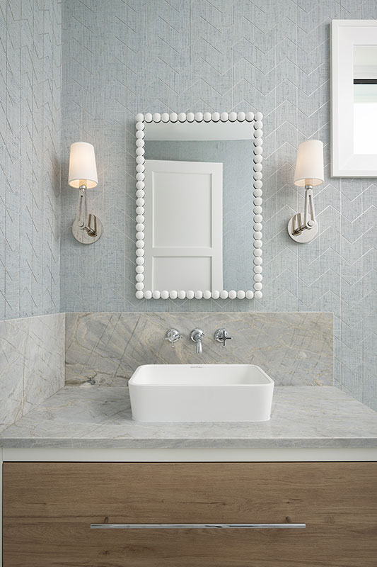 Guest Bath - Olde Naples Coastal Transitional Interior Design