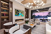 Park Shore Contemporary Interior Design living room