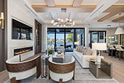 Park Shore Contemporary Interior Design Living Room