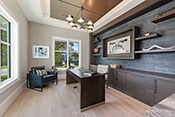 Park Shore Contemporary Interior Design Den