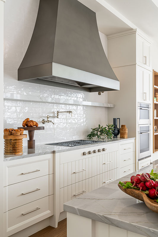 Kitchen - Port Royal Naples Coastal Transitional Interior Design 