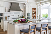 Kitchen - Port Royal Naples Coastal Transitional Interior Design 