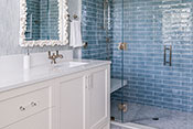 Guest Bath - Port Royal Naples Coastal Transitional Interior Design 