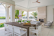 Outdoor Dining - Port Royal Naples Coastal Transitional Interior Design 