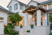 Exterior - Port Royal Naples Coastal Transitional Interior Design 