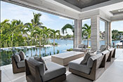 Port Royal Contemporary outdoor living area